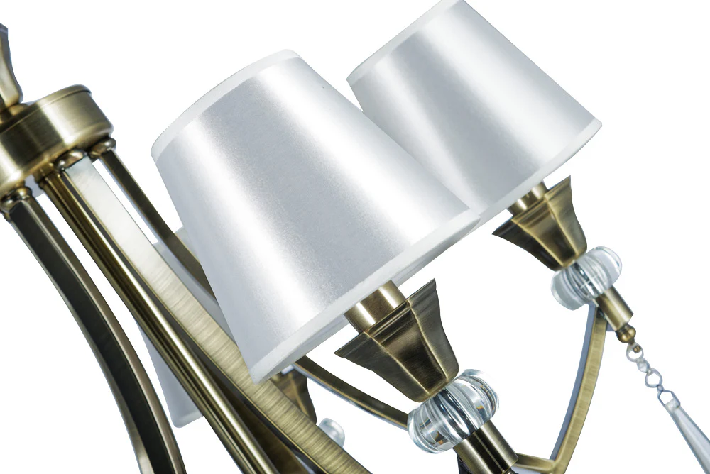 Sophia 5 Light Crystal Ceiling Light Antique Brass - Image 4