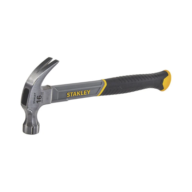 STANLEY FIBREGLASS CLAW HAMMER 16OZ - Image 2