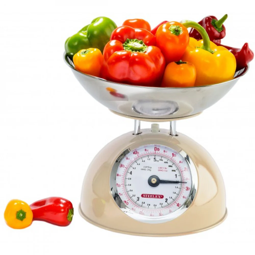 Steelex Kitchen Scale Cream