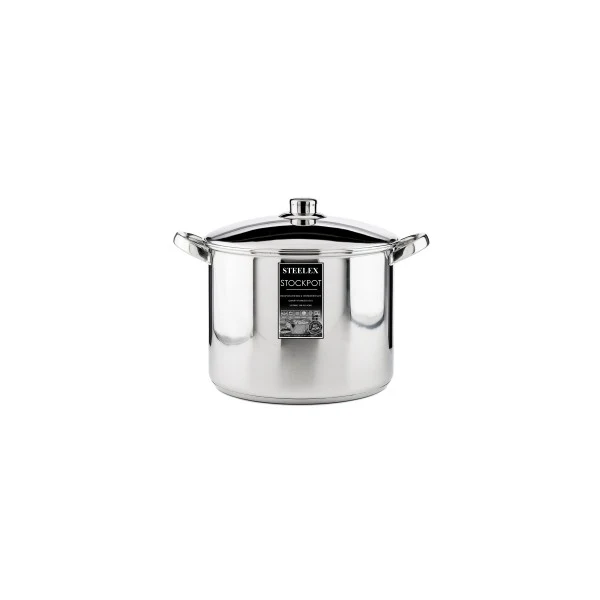 Steelex Stainless Steel Stockpot 28cm