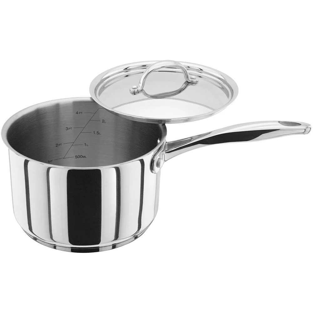 Stellar 7000 18cm Saucepan Stainless Steel 2.3L - Image 2