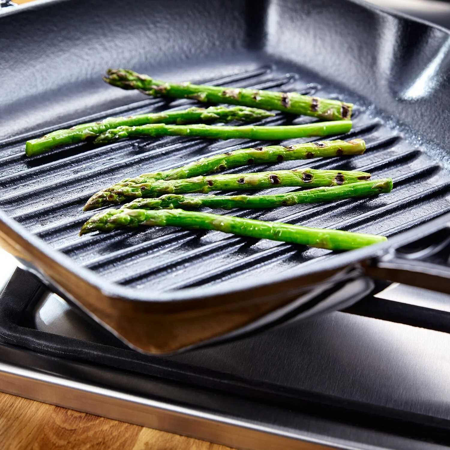 Stellar Cast Iron 27x27cm Grill Pan - Image 2