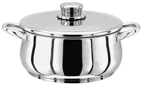 Stellar 16cm Casserole, 1.3L, Silver
