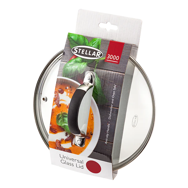Stellar Universal Saucepan Glass Lid 24cm