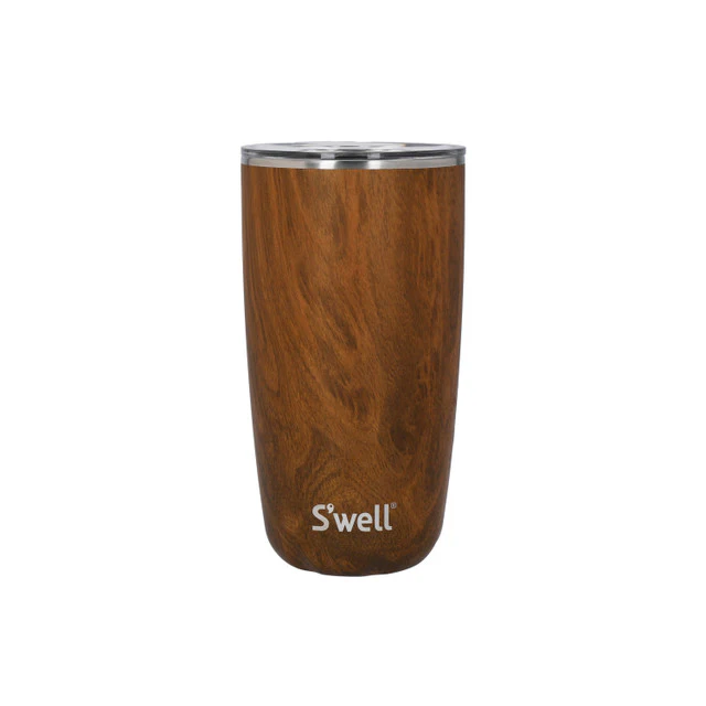 S'well Teakwood Tumbler with Lid, 530ml - Image 2