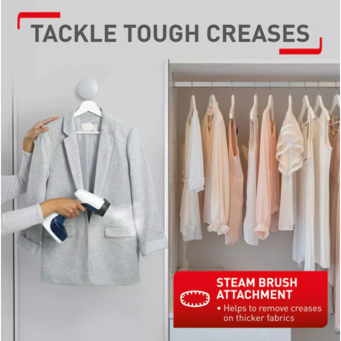 Tefal DT7050 Access Minute Dual Voltage Garment/Clothes Steamer - Preppy Blue - Image 3
