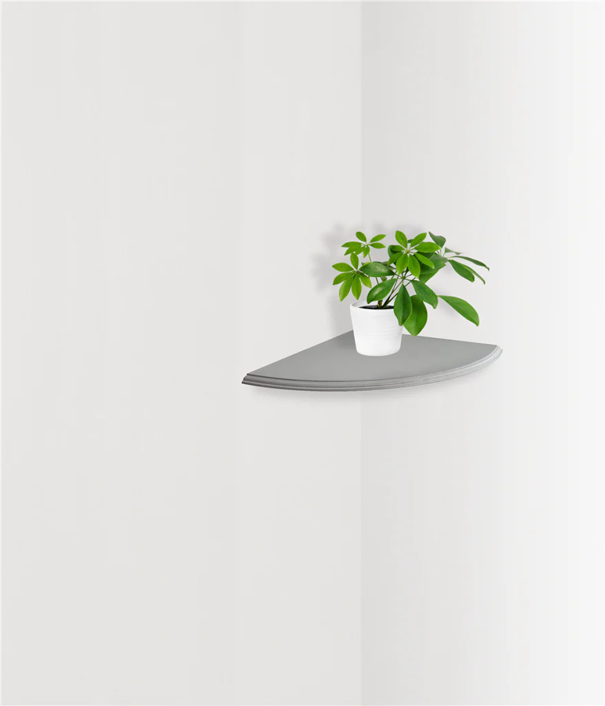 TEMA Corner Shelf 300 X 300 X 15 Grey - Image 2