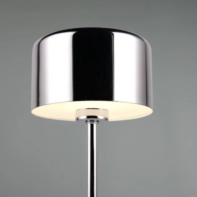 Trio Lighting Jeff Cordless Rechargeable Table Lamp – Chrome Finish - Image 2