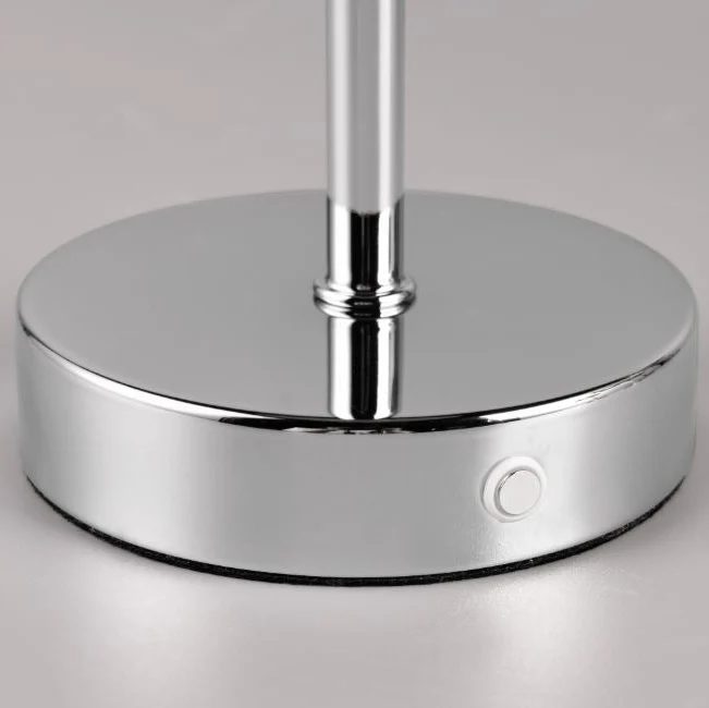 Trio Lighting Jeff Cordless Rechargeable Table Lamp – Chrome Finish - Image 3