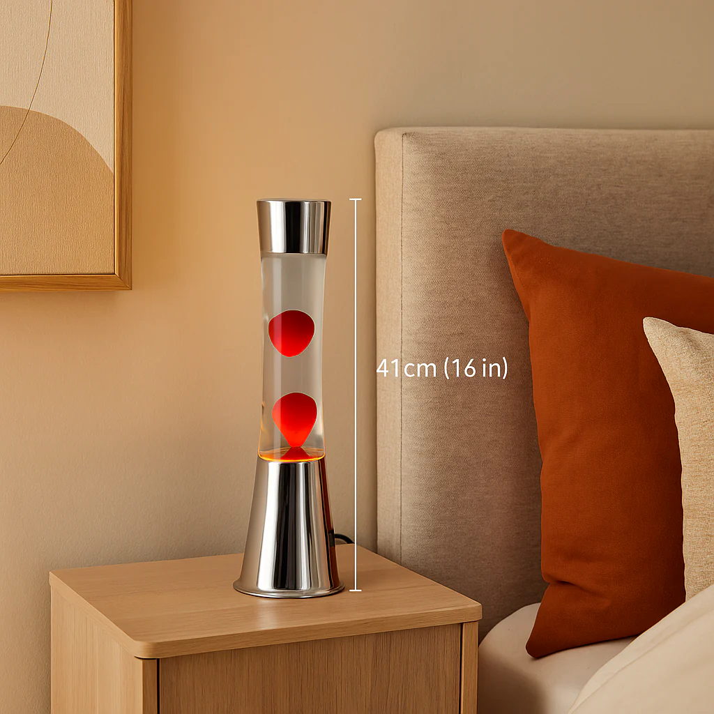 XL Lava Lamp with Chrome Base - Image 3