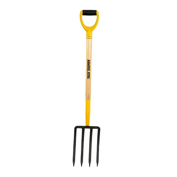 True Temper Digging Fork Wooden D Handle