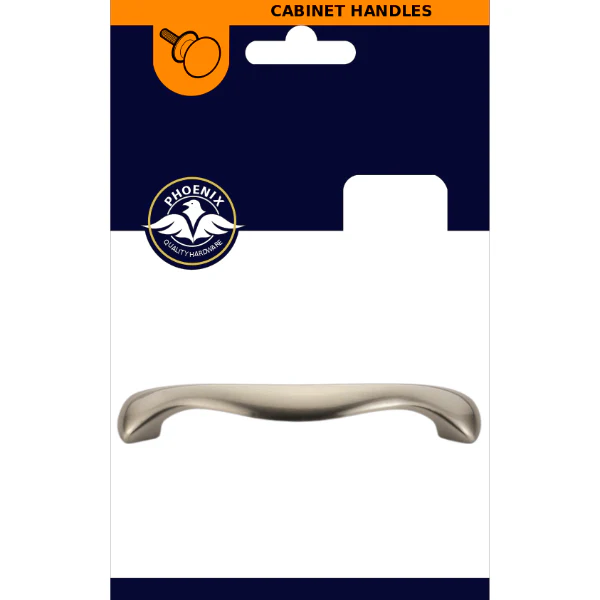 Twisted Bow Handle Chrome 128mm