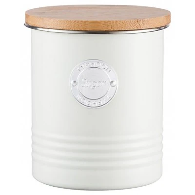 Typhoon 1 Ltr Living Collection Cream Sugar Canister