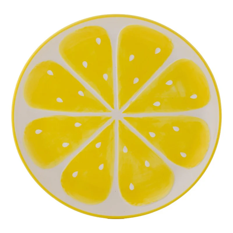 Typhoon Living World Foods 28cm Lemon Round Platter