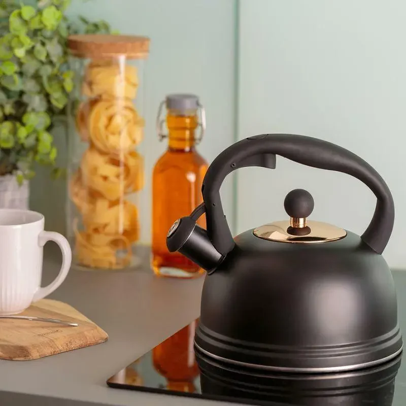 Typhoon Otto Black 1.8 Litre Whistling Kettle - Image 2