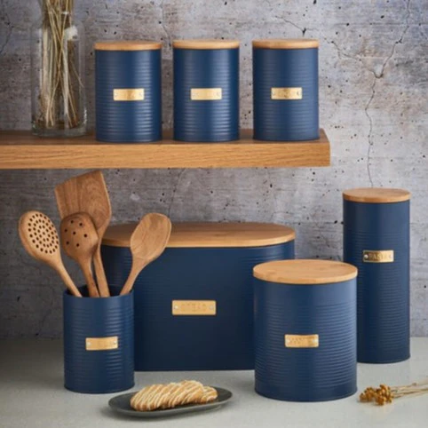 Typhoon Otto Navy Bread Bin - Image 2