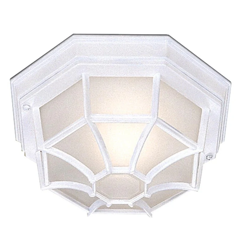 VERMONT FLUSH OUTDOOR & PORCH LIGHT - CAST ALUMINIUM & GLASS