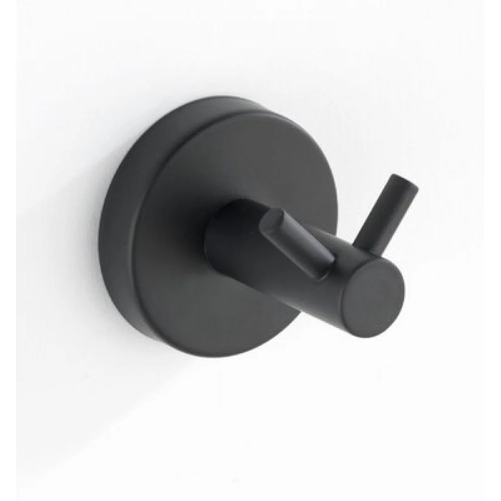 Wenko Bosio Matt Black Hook Duo