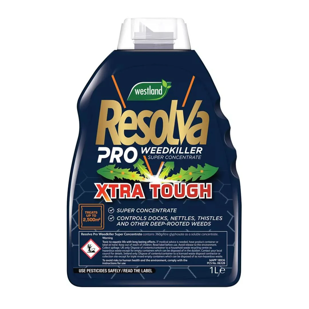 Westland Resolva Pro Xtra Tough Weedkiller Concentrate 1L