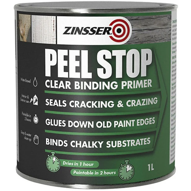Zinsser Peel Stop 1 Litre Clear Binding Primer Paint