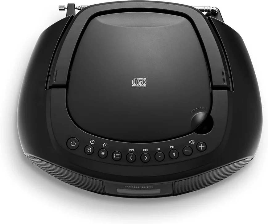 Roberts ZoomBox 4 CD Boombox - Black - Image 7